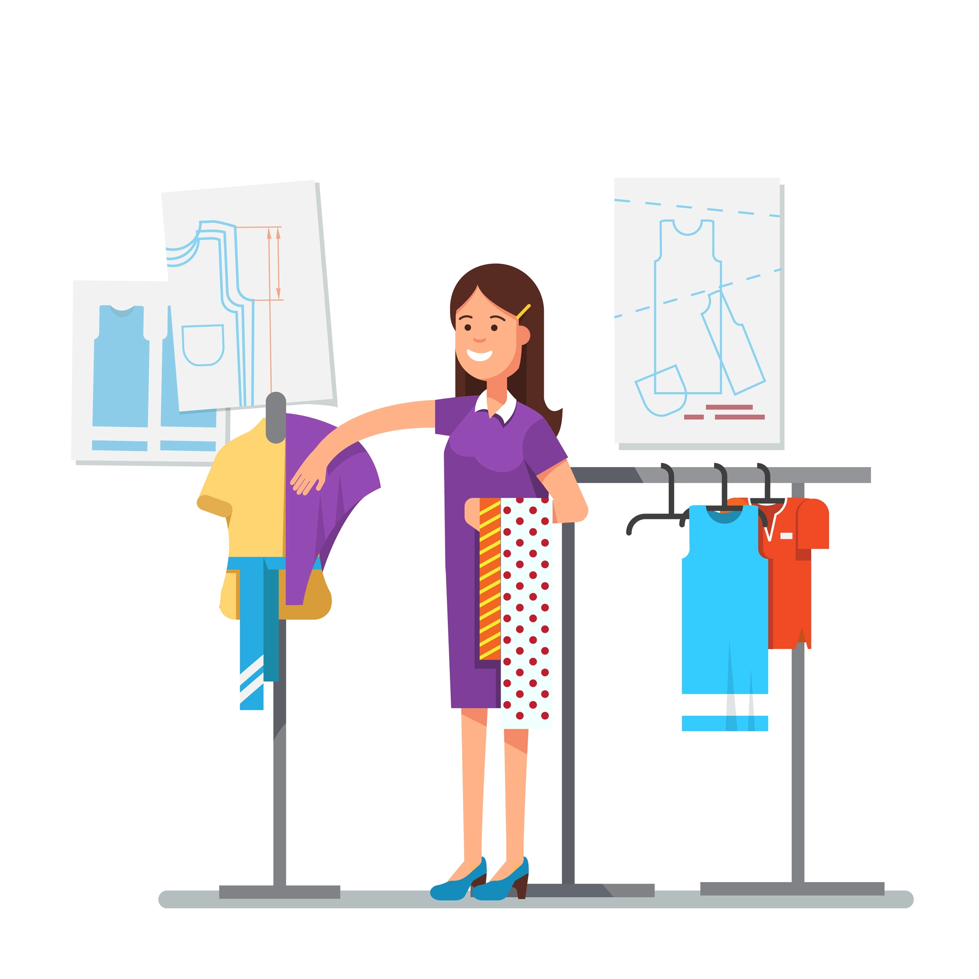 Fabric purchase service with premium material selection for custom tailoring